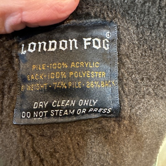 London‎ Fog Maincoats Sz 44 R  Men's Classic Tan/Khaki Trench Coat W/Lining Vtg - Picture 15 of 16